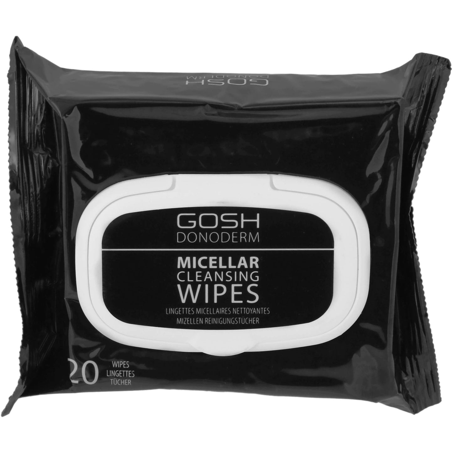 Gosh Gosh, Donoderm, Make-up-Entferner-Tücher, 20 stk Regular