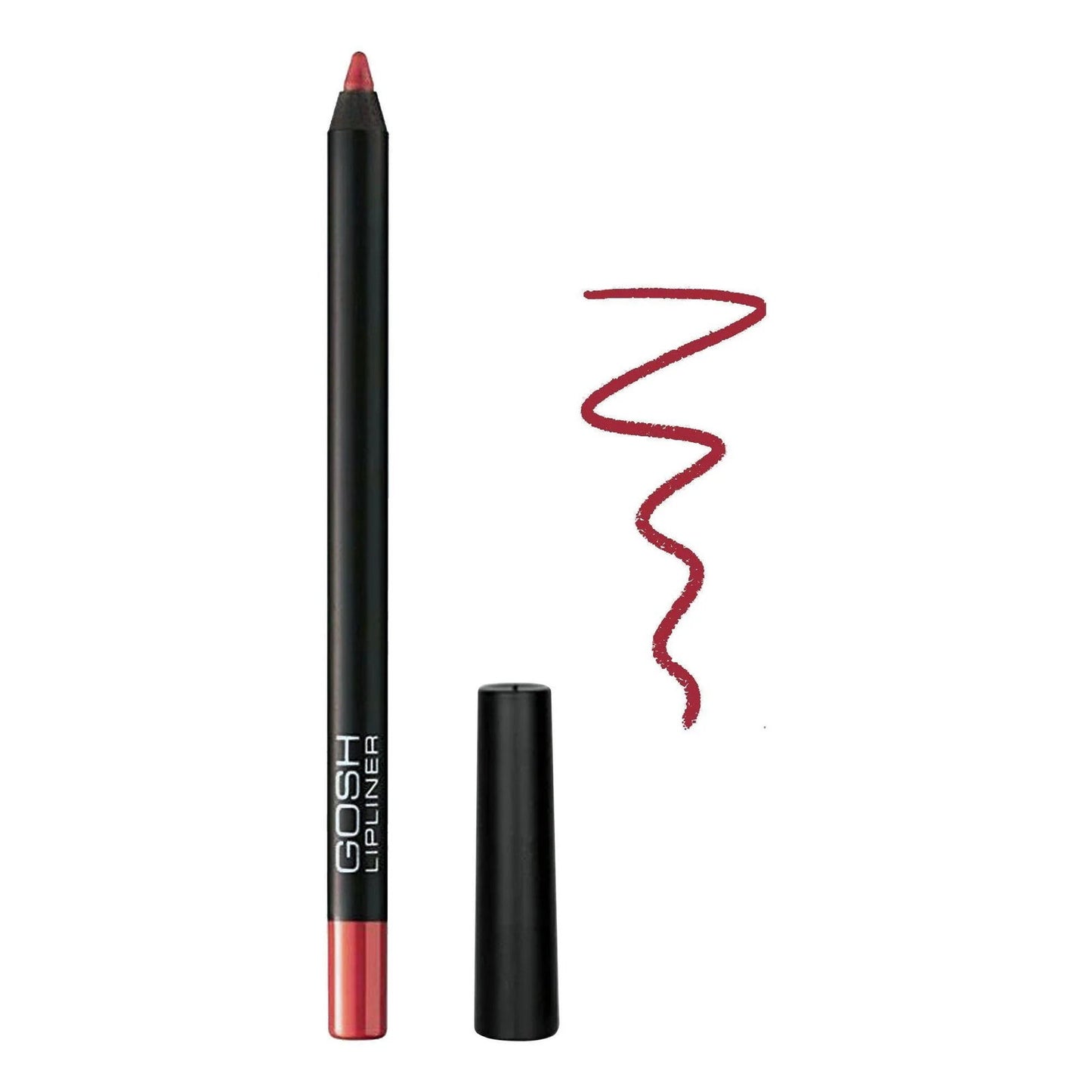 Gosh Gosh, Velvet Touch, Wasserdicht, Lipliner, 004, Einfach Rot, 1.2 g *Tester