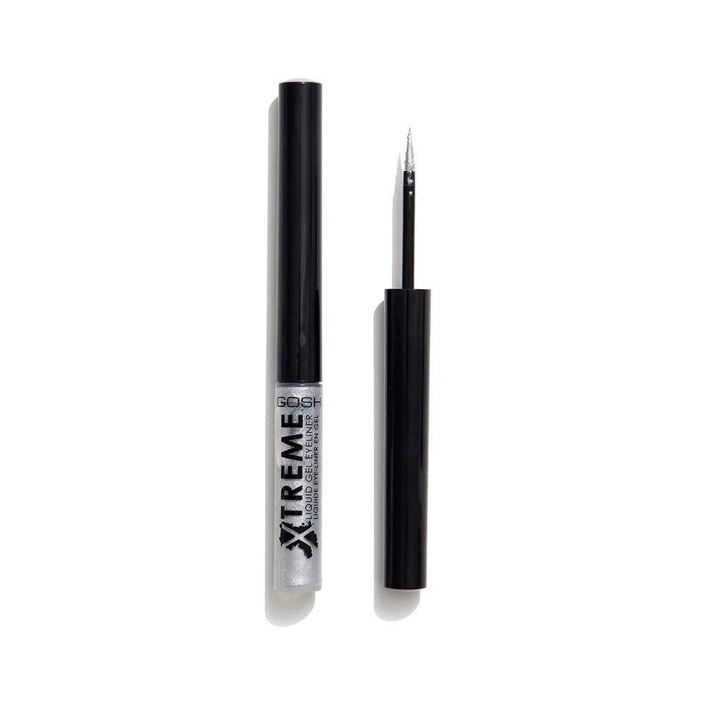Gosh Gosh, Xtreme, Wasserdicht, Flüssiger Eyeliner, 004, Silber, 1.7 ml *Tester