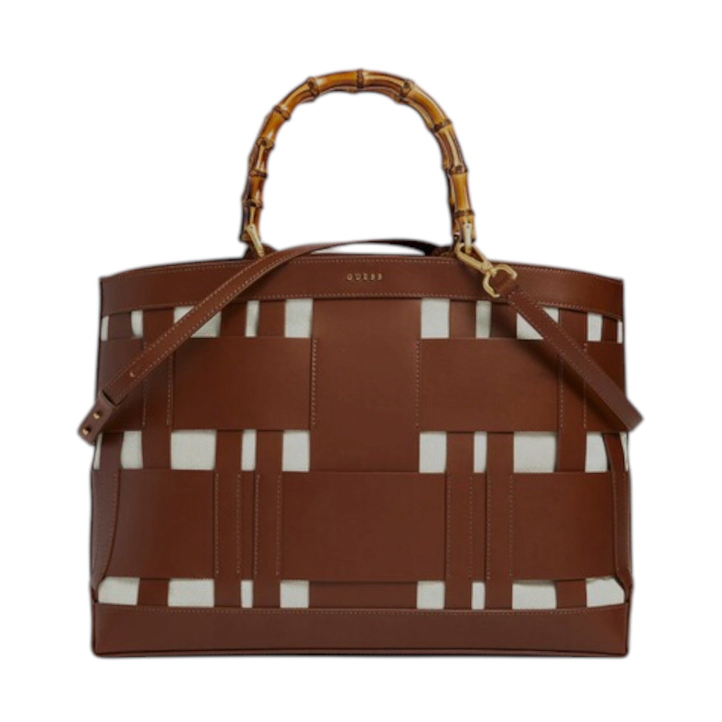 Guess Guess, Aida, Textiltasche, Dunkelbraun, HWAIDWL2301, Für Frauen, 28 x 33 x 22 cm Regular