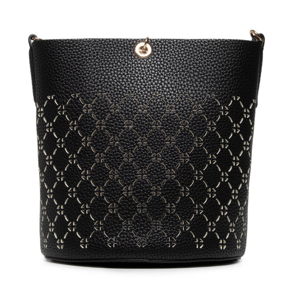 Guess Guess, Amara, Kunstleder, Textilrucksack, Schwarz, XG849301, Für Frauen, 18/21 x 20 x 14 / 14/18 x 17,5 x 6,5 cm Regula