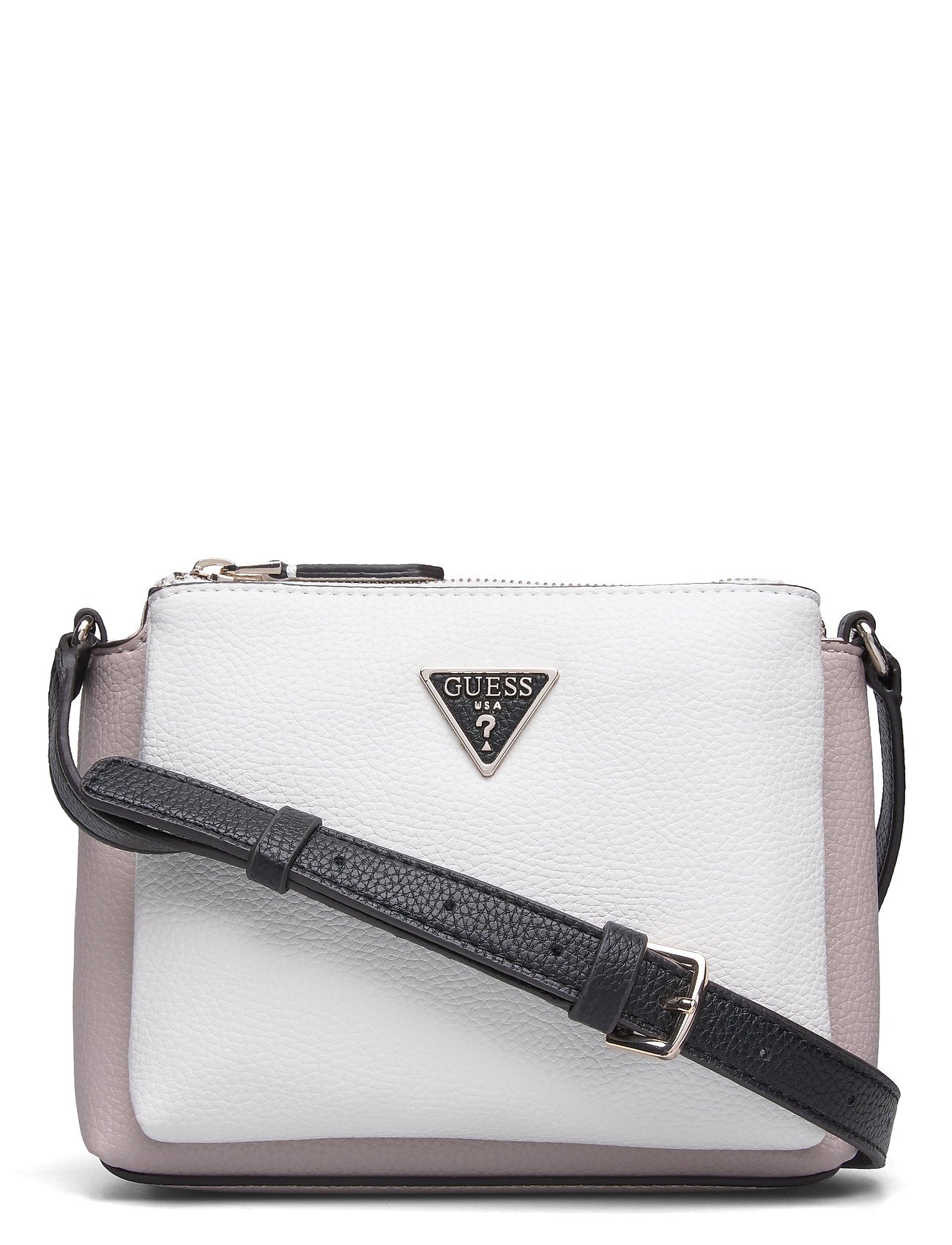 Guess Guess, Becca, Textil-Umhängetasche, Weiß Rosa, Für Frauen Regular