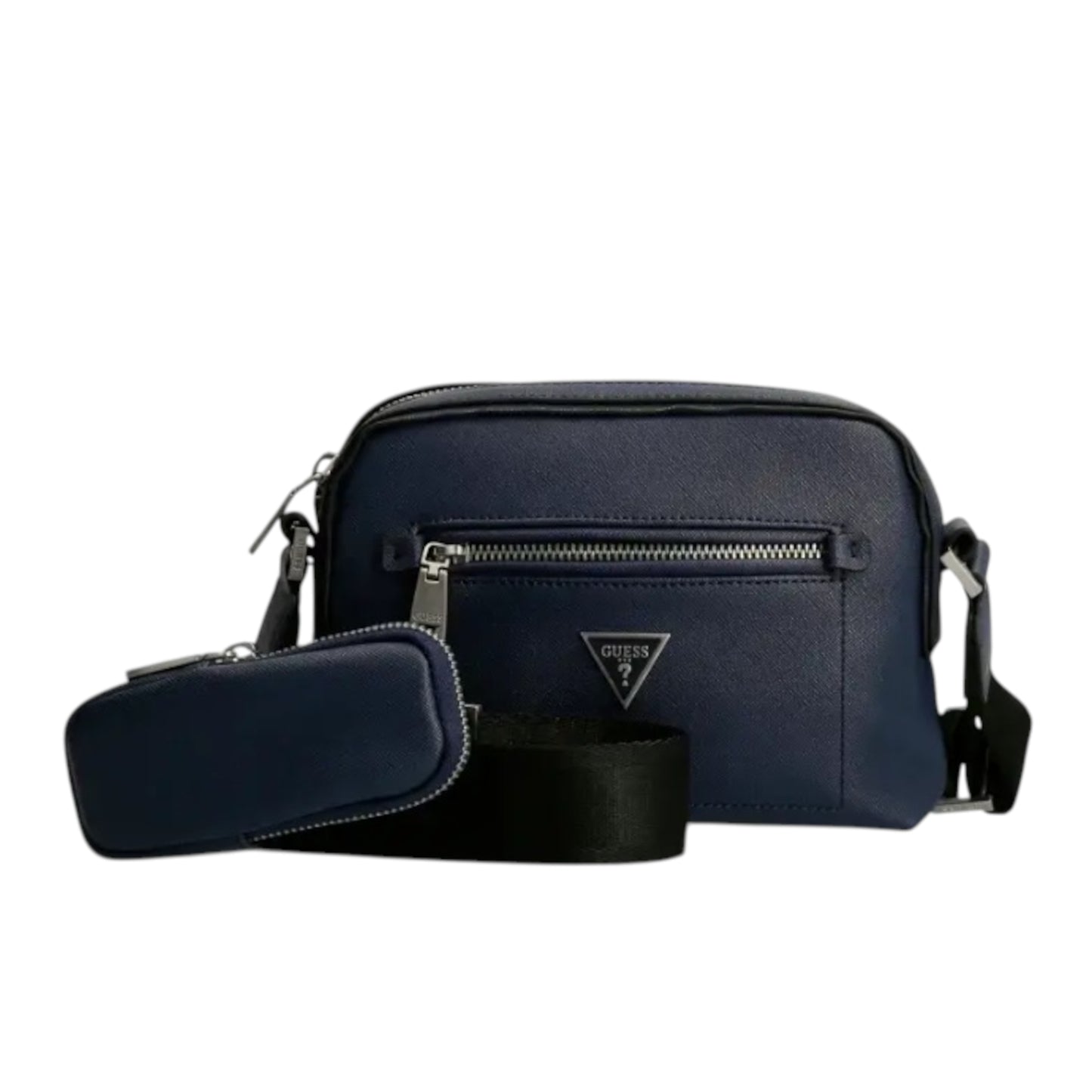 Guess Guess Certosa Kunstleder Textil-Umhängetasche Blau 19,5 x 22,5 x 132 cm Mode / Taschen & Rucksäcke / Textil-Umhäng