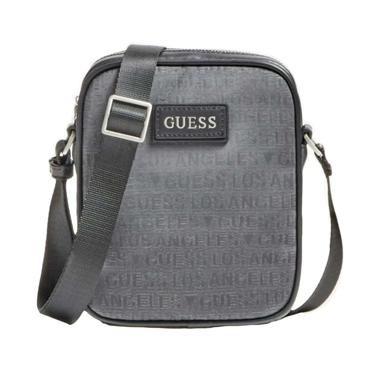 Guess, Dan, Dokumenteninhaber, Textil-Umhängetasche, Schwarz, HMDLJCP0317, Für Männer