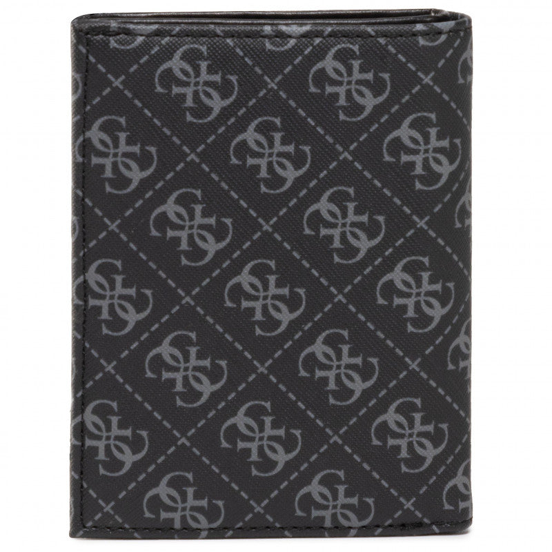 Guess, Dan, Textilbrieftasche, Klein, Schwarz, Für Männer