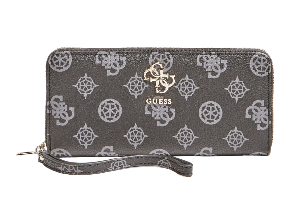 Guess Guess, Digital, Textilbrieftasche, SLG Großer Reißverschluss, Schwarz, Für Frauen Regular