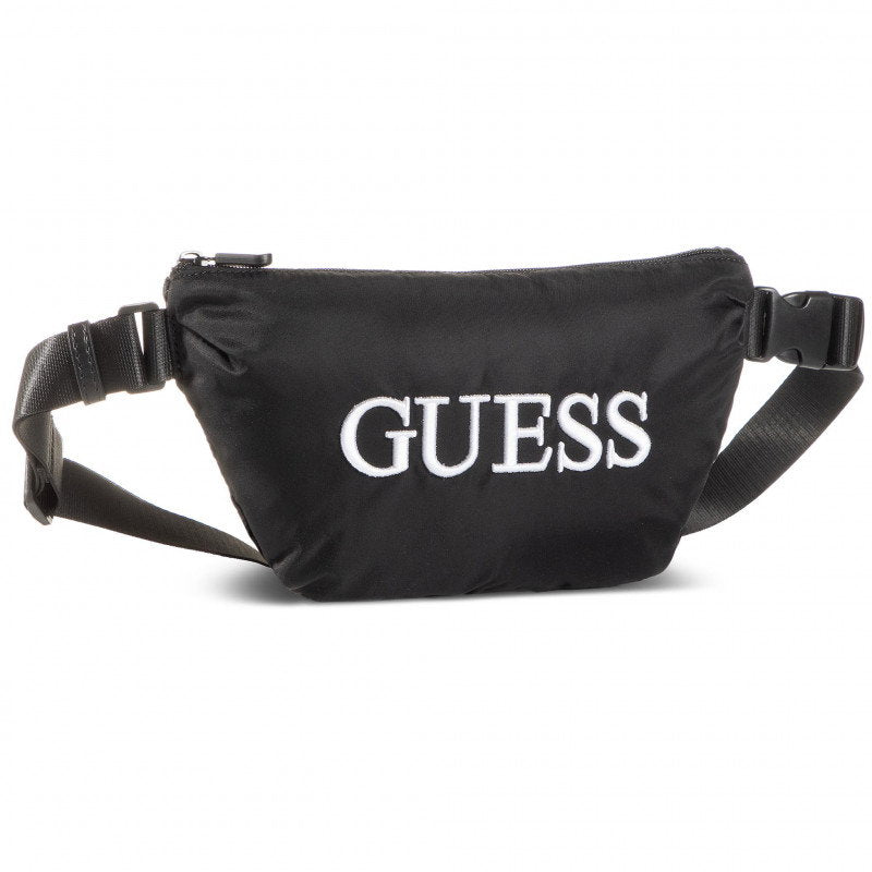 Guess Guess, Quatro, Textil-Bauchtasche, Schwarz, 19/28,5 x 17 x 4 cm, Für Männer Regular
