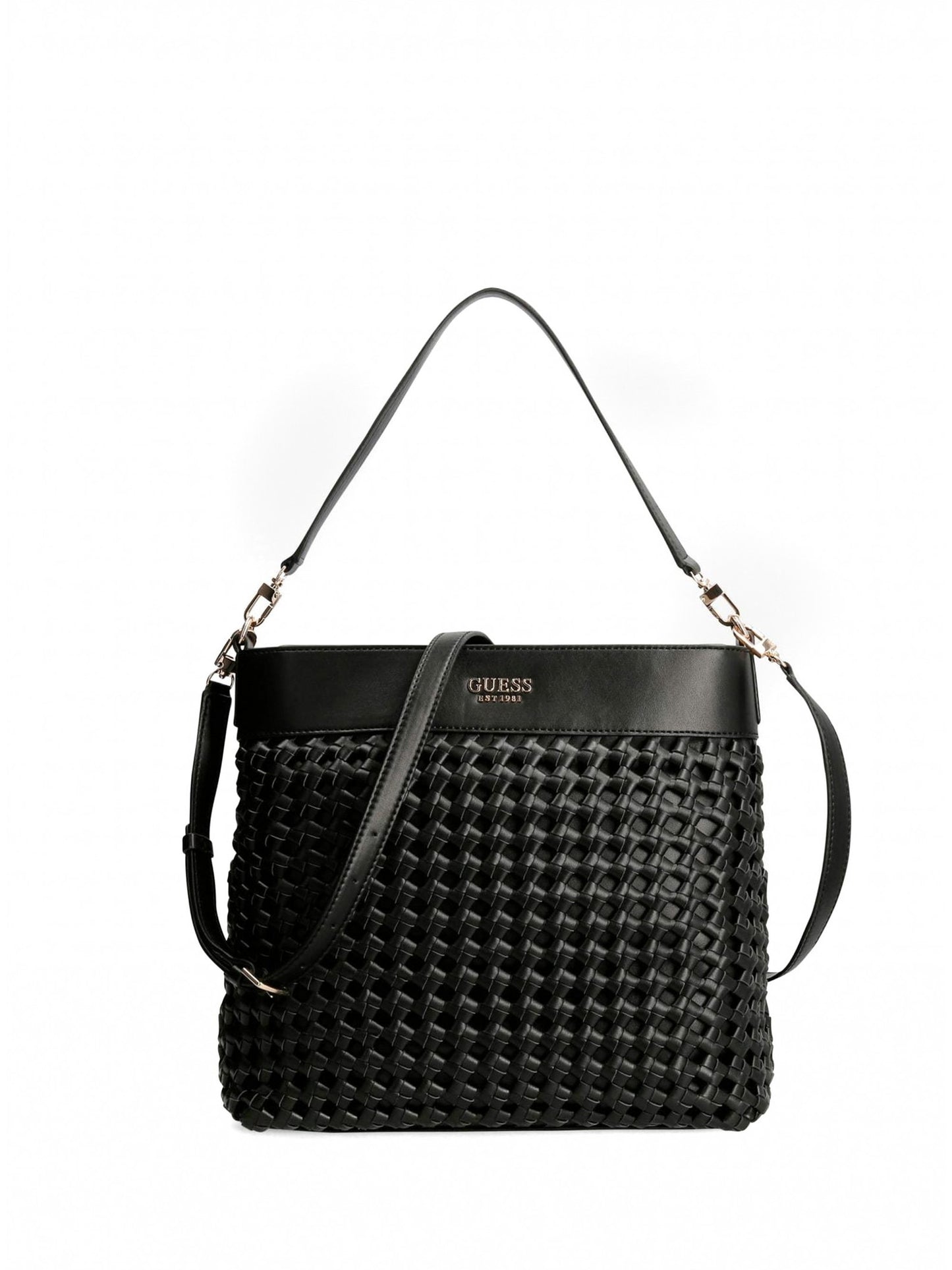 Guess Guess, Sicilia, Kunstfaser, Textiltasche, Schwarz, HWWG8490020BLA, Für Frauen, 29 x 9 x 24 Regular
