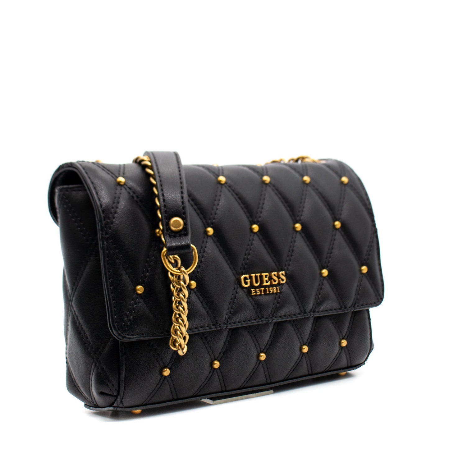 Guess Guess, Triana, Textil-Umhängetasche, Schwarz, HWQS8553210BLA, 26 x 16 x 9 cm, Für Frauen Regular