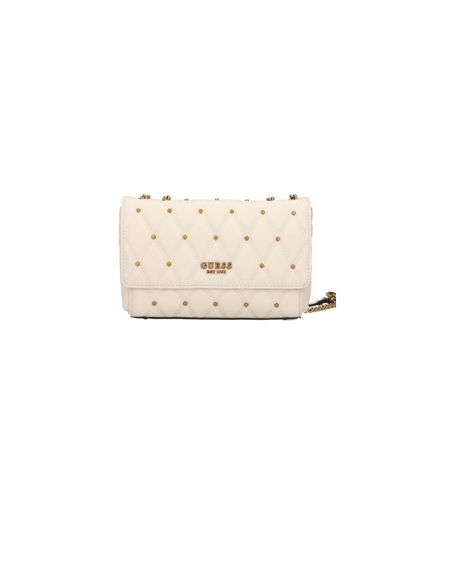 Guess, Triana, Textil-Umhängetasche, Elfenbein, HWQS8553210, 26 x 16 x 9 cm, Für Frauen