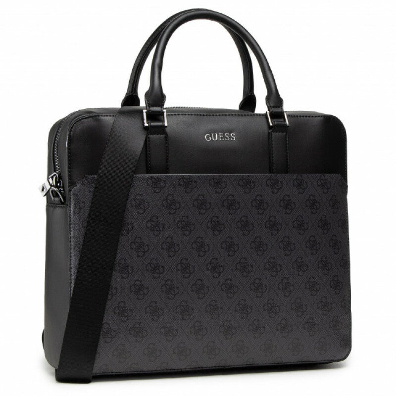 Guess, Vezzola, Textiltasche, Schwarz, Unisex