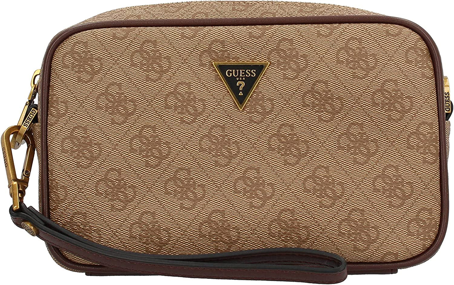 Guess Guess, Vezzola, Polyurethan, Klein, Textil-Umhängetasche, Braun, GU154H046-O11, 13x20x5 cm, Unisex Regular