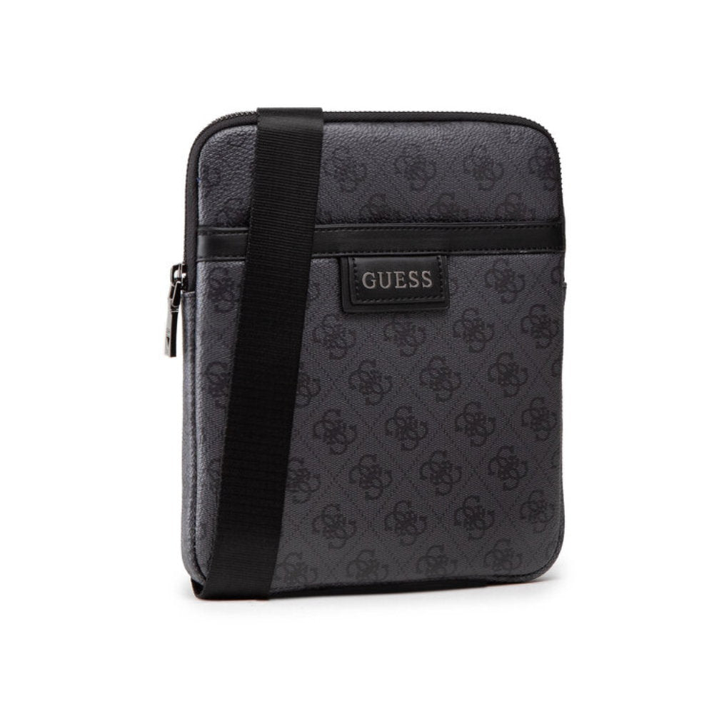 Guess Guess, Vezzola, Textil-Umhängetasche, Schwarz, 19 x 24 x 2 cm, Für Frauen Regular