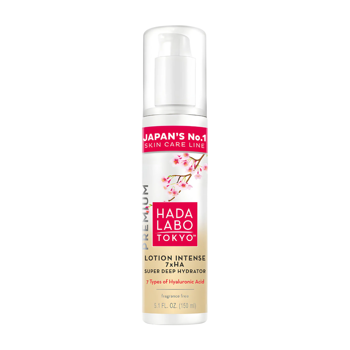 Hada Labo Tokyo Hada Labo Tokyo, Premium, 7 x Ha, Tiefe Hydratation, Tag, Lotion, Gesicht, 150 ml Regular