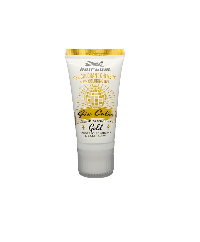 HAIRGUM HAIRGUM Fix Color Gel Colorant Gold 30 ml Haarfarbe Gel Haarpflege