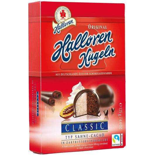Halloren Kugeln Classic Sahne-Cacao 125g - Candyshop.ch