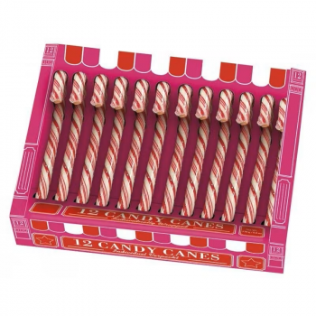 Hamlet Candy Canes Zuckerstangen 12x12g Rot/Weiss - Candyshop.ch