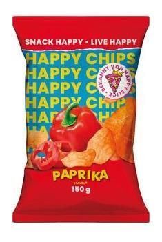 Happy Chips Paprika 150g by Knossi & Trymacs - Candyshop.ch