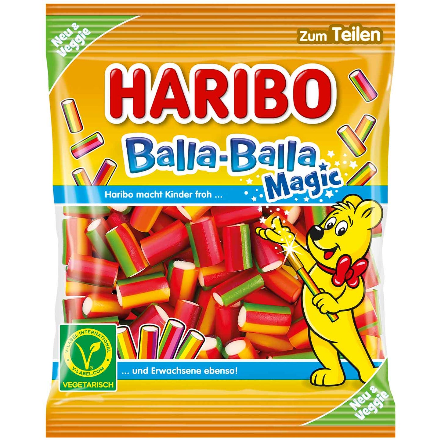 Haribo Balla-Balla Magic vegetarisch 160g - Candyshop.ch