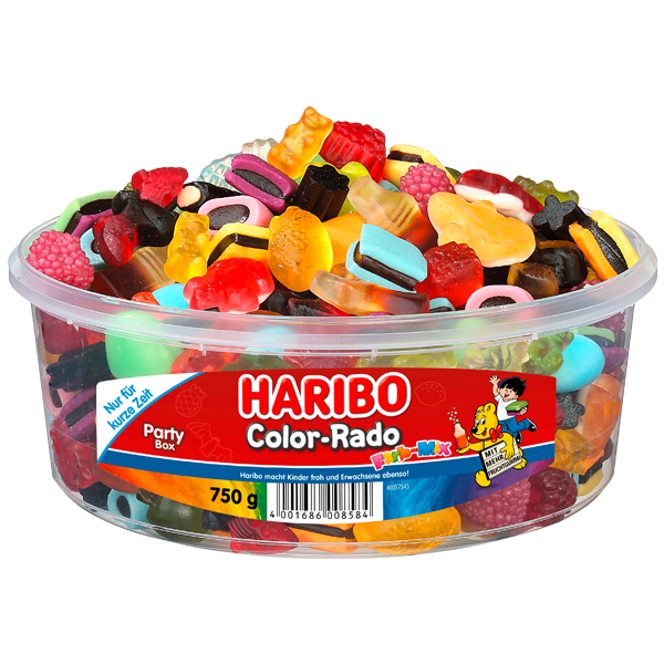Haribo Color-Rado Farb-Mix Dose - Candyshop.ch