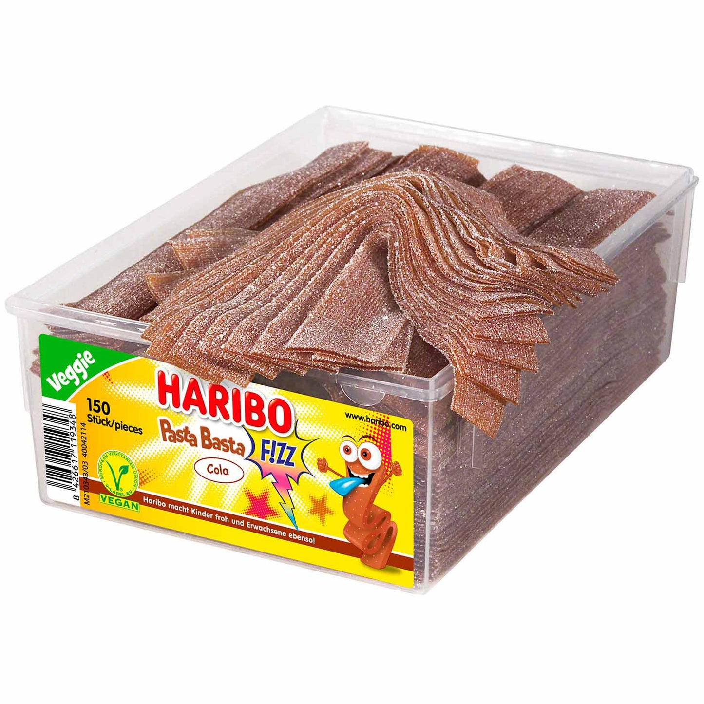 Haribo Pasta Basta Cola FIZZ vegan 150er - Candyshop.ch
