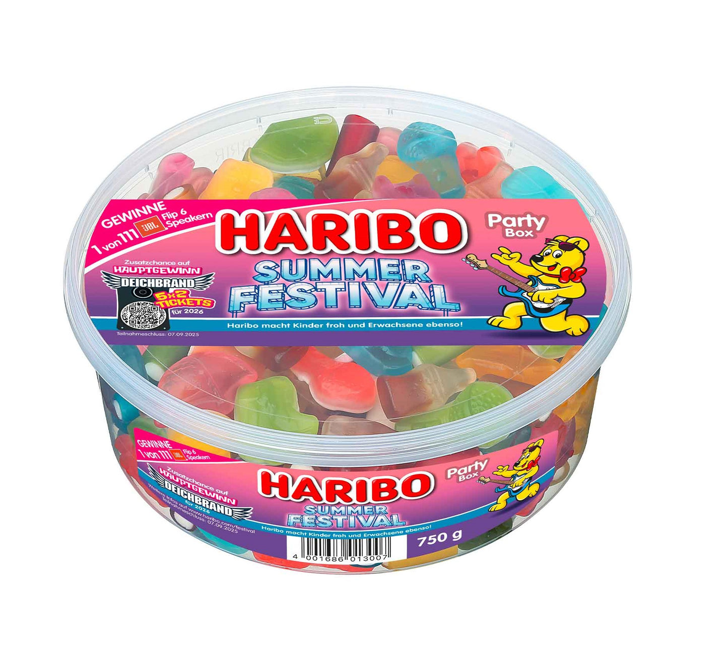 Haribo Summer Festival 750g Mischung aus Fruchtgummi und Schaumzucker - Candyshop.ch