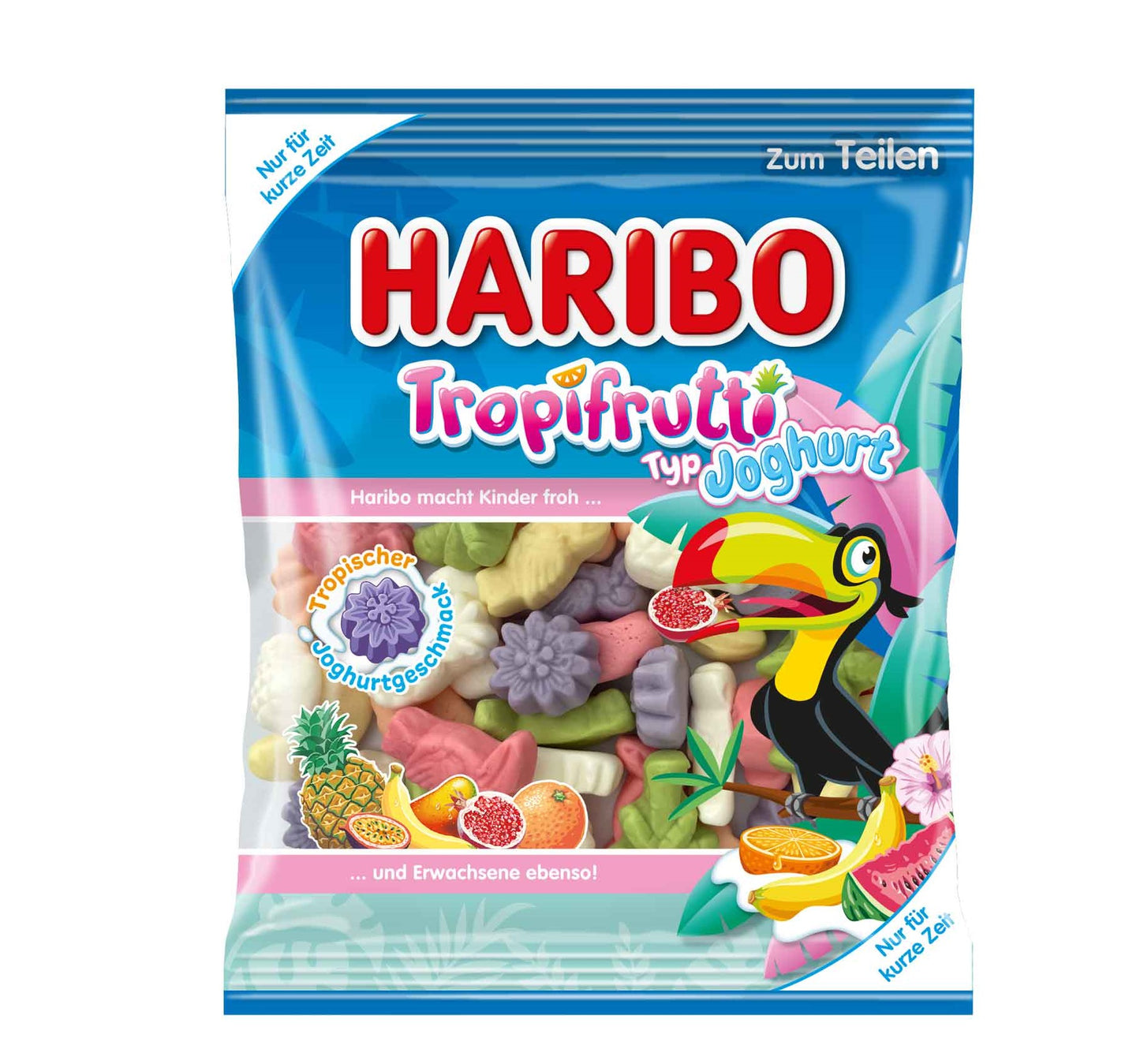 Haribo Tropifrutti Typ Joghurt 160g Schaumzuckermischung mit Joghurtgeschmack
