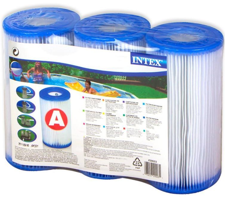 Intex Filterkartusche Typ A – 3er-Pack für Pool-Filterpumpen | 29003