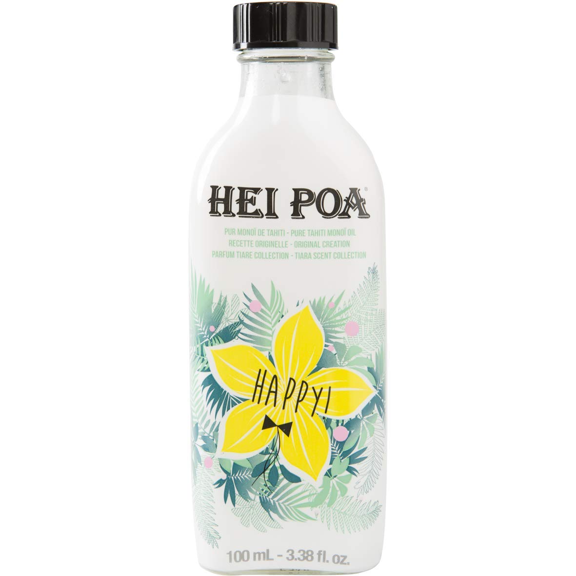 Hei Poa Hei Poa, Happy!, Manoi-Öl, Feuchtigkeitsspendend & reparierend, Tiara, Körperöl, 150 ml Regular
