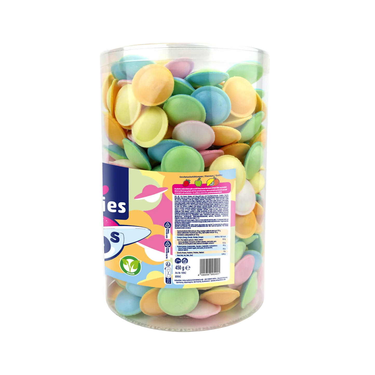 Hitschies Ufo´s Dose 450g - Candyshop.ch