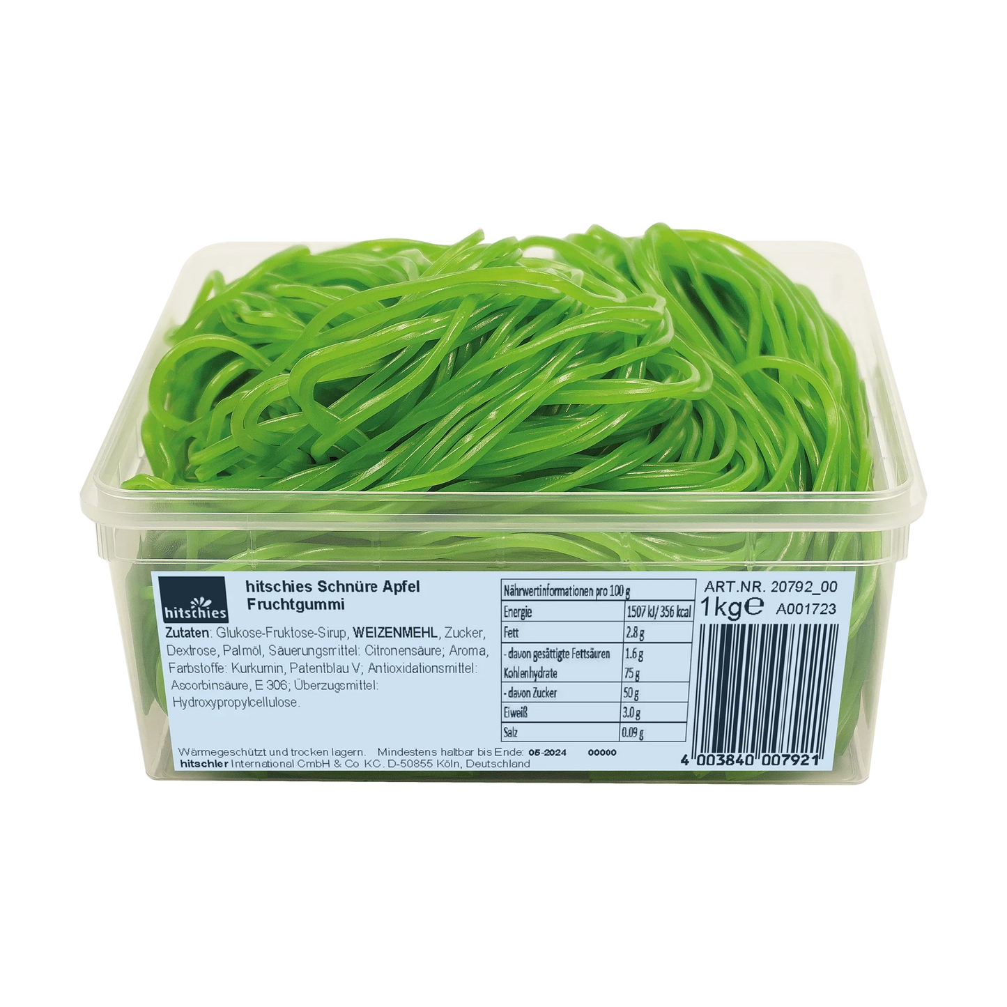 hitschies Schnürre Apfel 1000g - Candyshop.ch