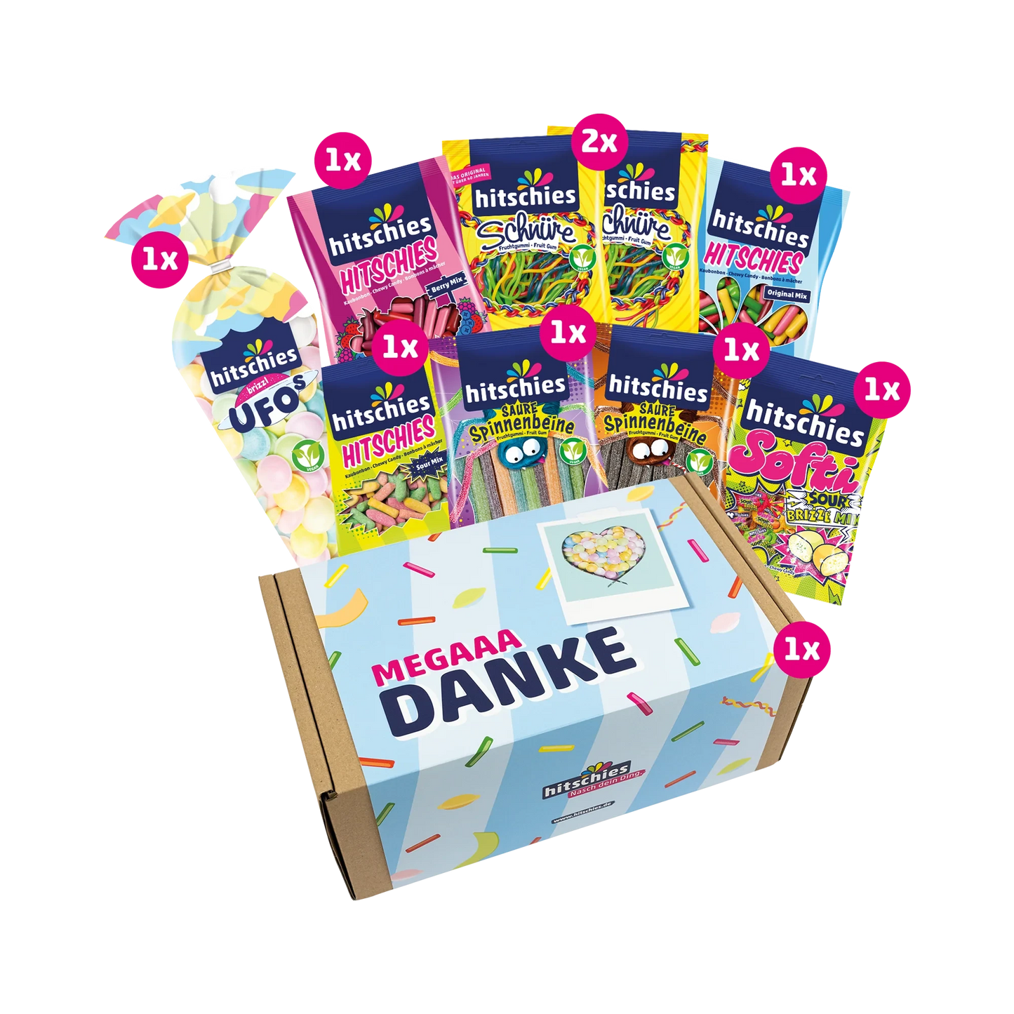 hitschies Mega Danke Box - Candyshop.ch