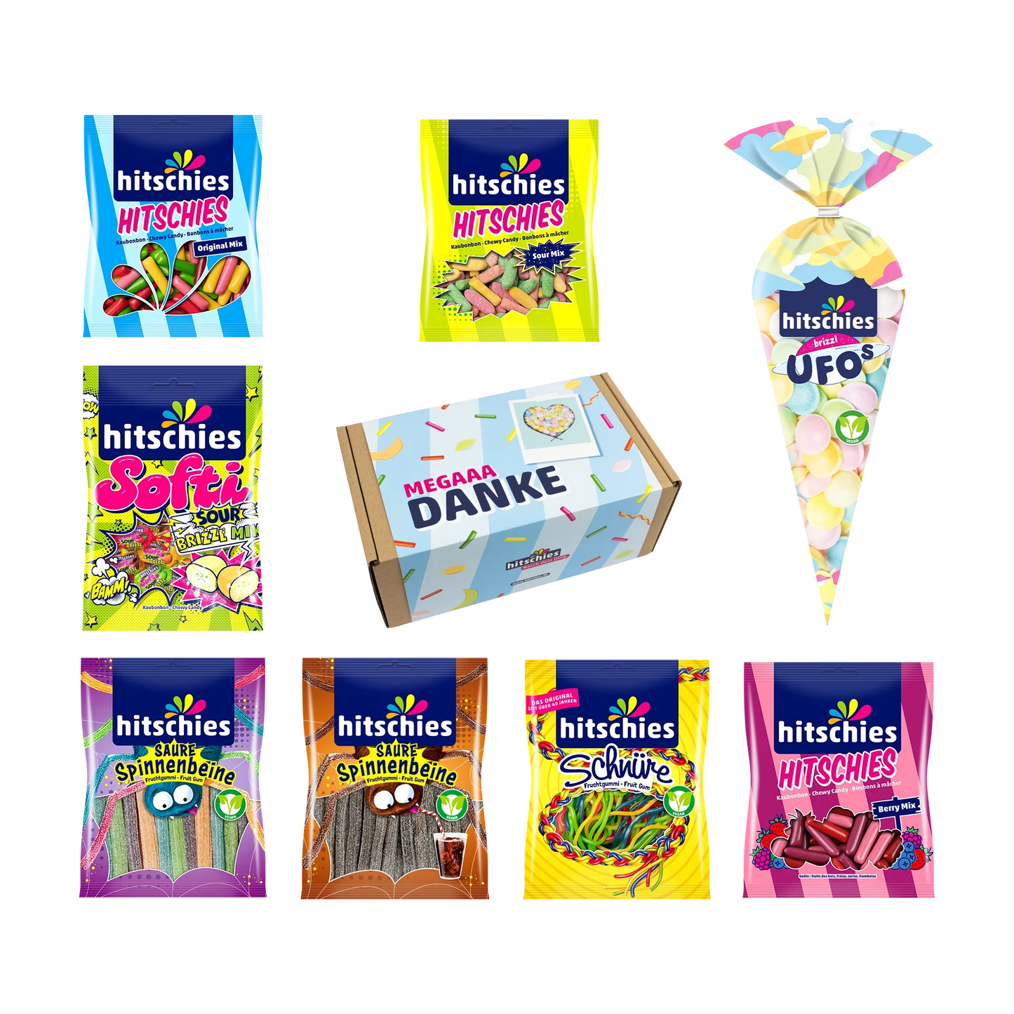 hitschies Mega Danke Box - Candyshop.ch