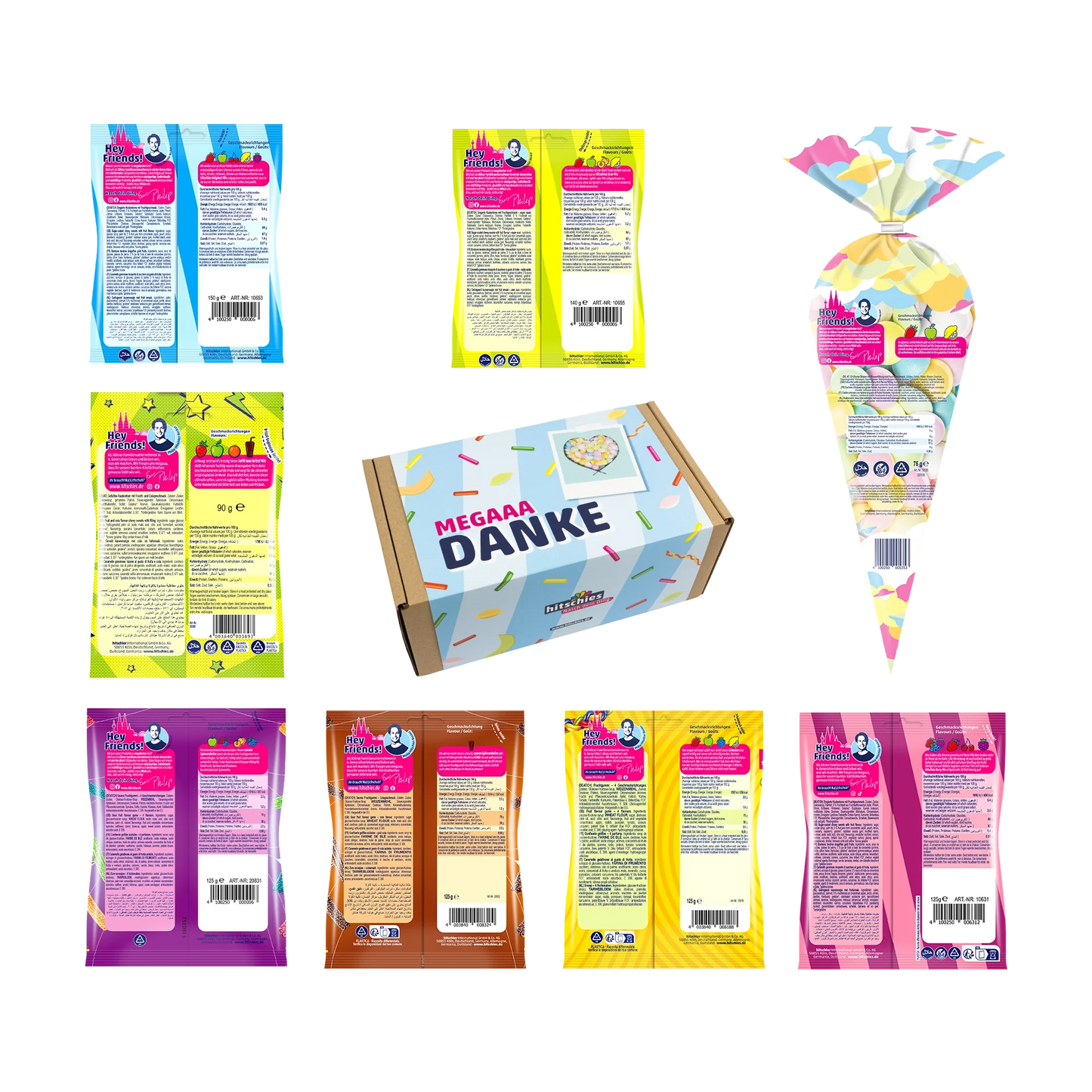 hitschies Mega Danke Box - Candyshop.ch