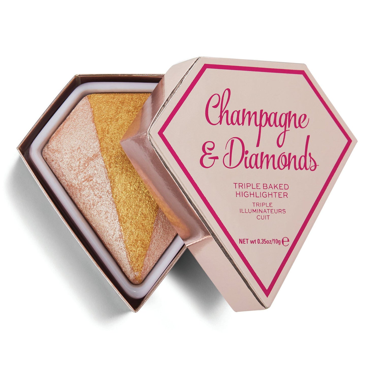 I Heart Revolution I Heart Revolution, Champagne & Diamonds, Highlighter-Puder, Dreifach gebacken, 10 g Regular