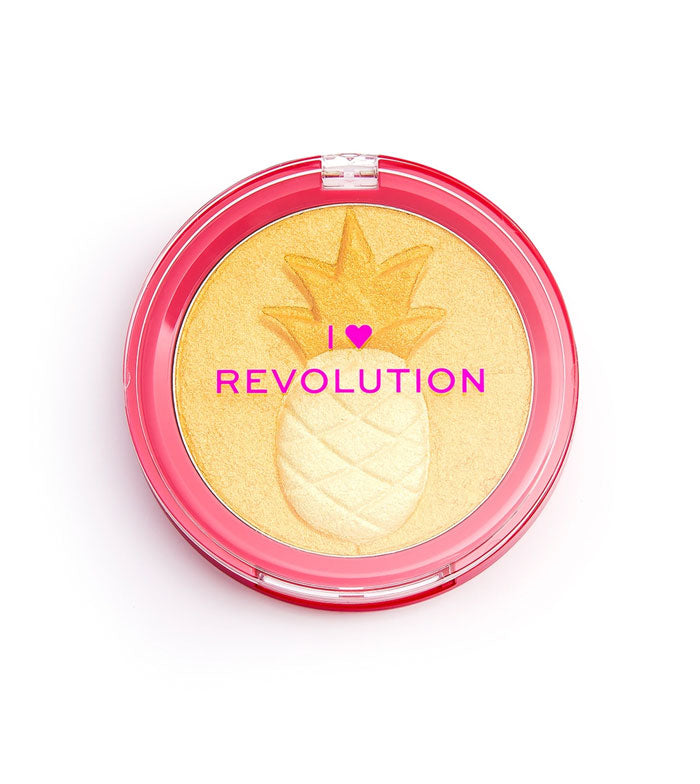 I Heart Revolution Fruity Highlighter-Puder Ananas – Strahlender Glow für das Gesicht