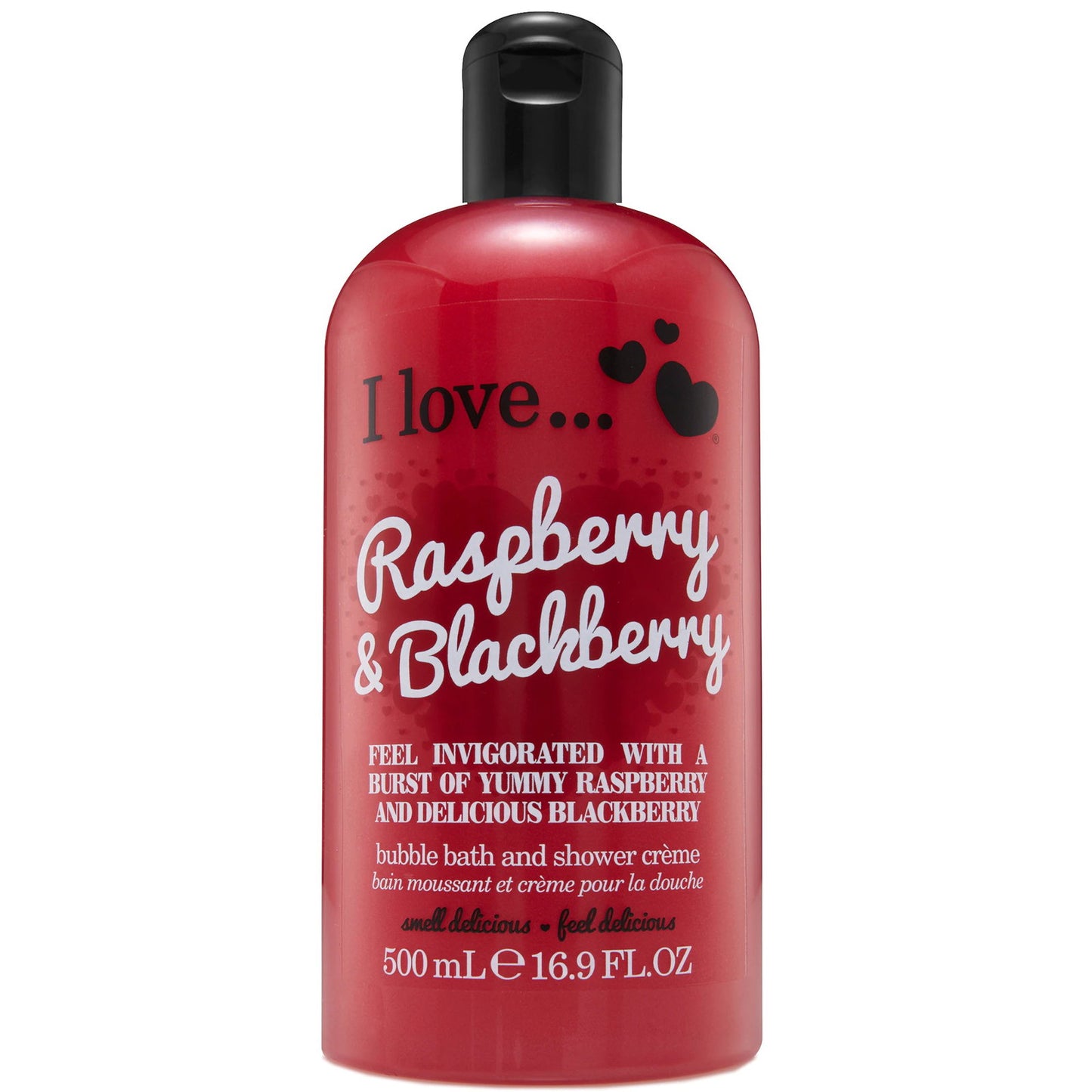 I Love I Love, Raspberry & Blackberry, Duschgel, 500 ml Regular