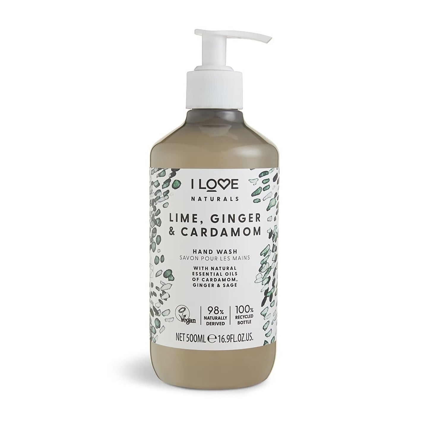 I Love I Love Naturals Collection Flüssigseife Limette Ingwer Kardamom 500 ml Handreinigung