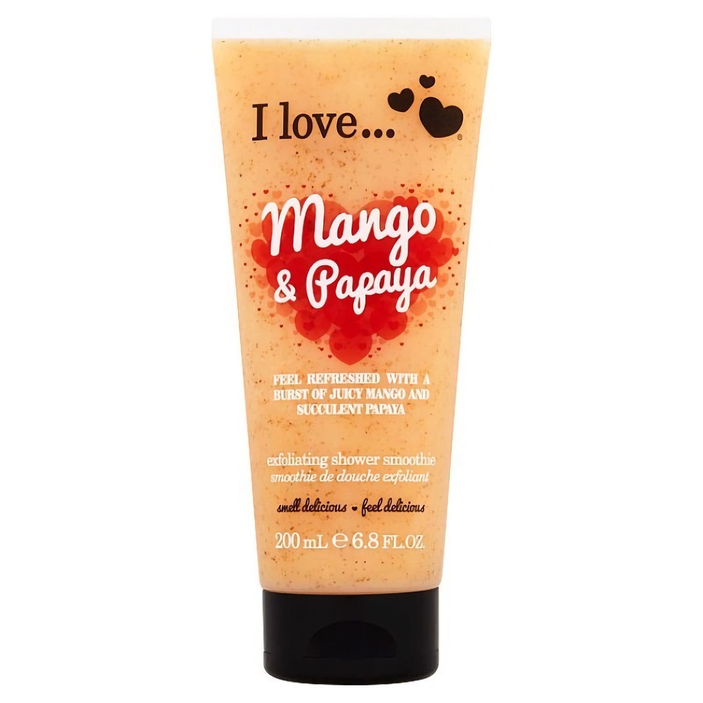I Love I Love, Originals, Mango und Papaya, Peeling, Duschgel, Für alle Hauttypen, 200 ml Regular