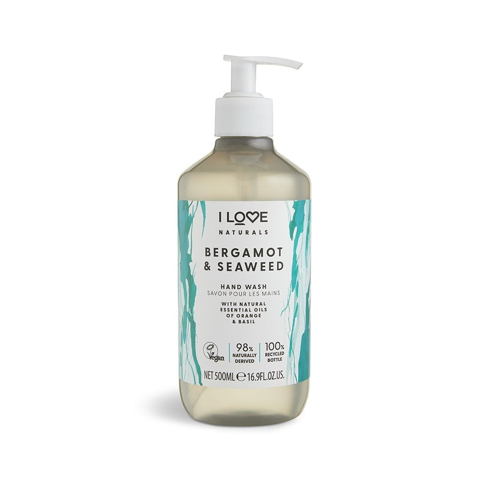 I Love I Love, Naturals Collection, Bergamotte & Seetang, Flüssigseife, Für Hände, 500 ml Regular