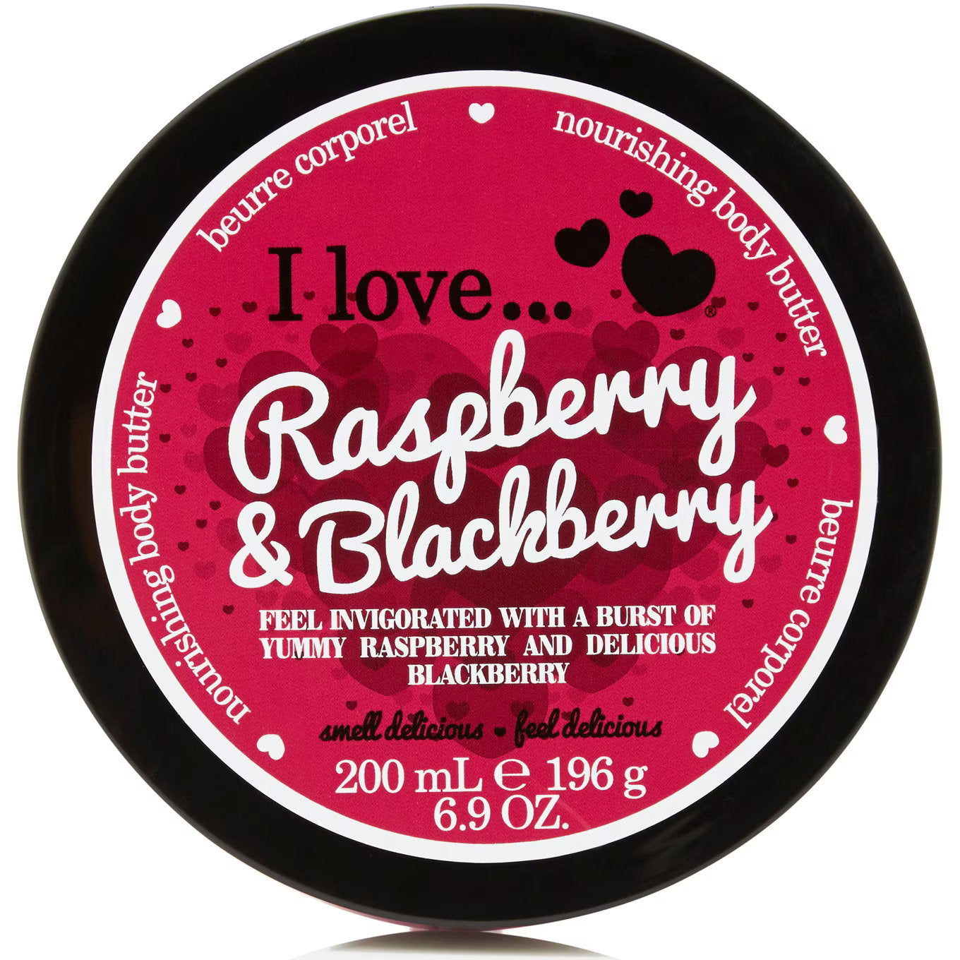 I Love I Love, Raspberry & Blackberry, Hydra-nährend, Körperbutter, 200 ml Regular