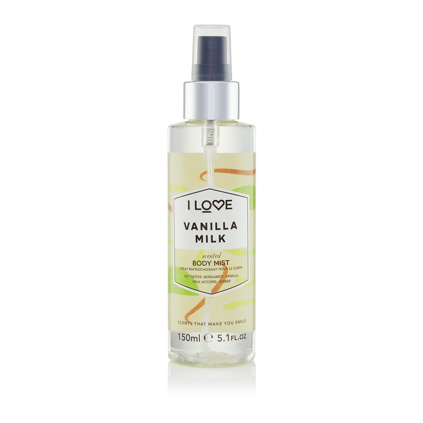 I Love I Love Signature Collection Veganes Nebelspray Vanillemilch für den ganzen Körper 165 ml Haut / Hautstraffung und