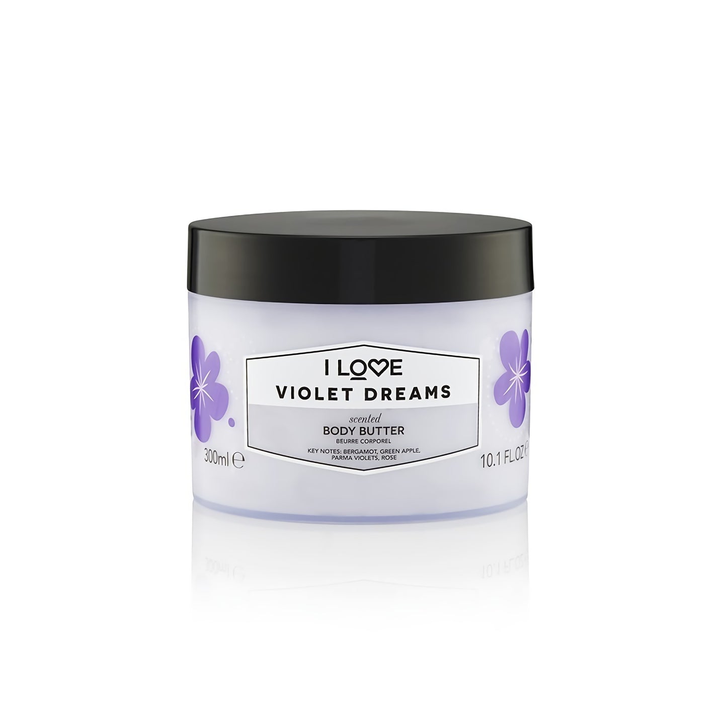 I Love, Signature Collection, Vegan, Hydratisierend, Violette Träume, Körperbutter, 330 ml