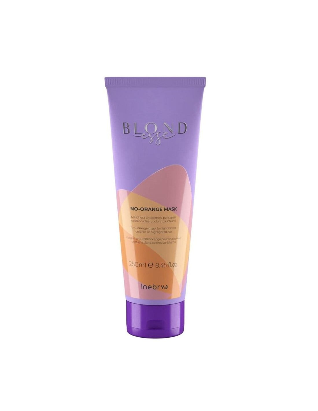 Inebrya Inebrya, Blondesse No-Orange, Haarbehandlungs-Crememaske, Neutralisieren von Orangetönen, 250 ml Regular