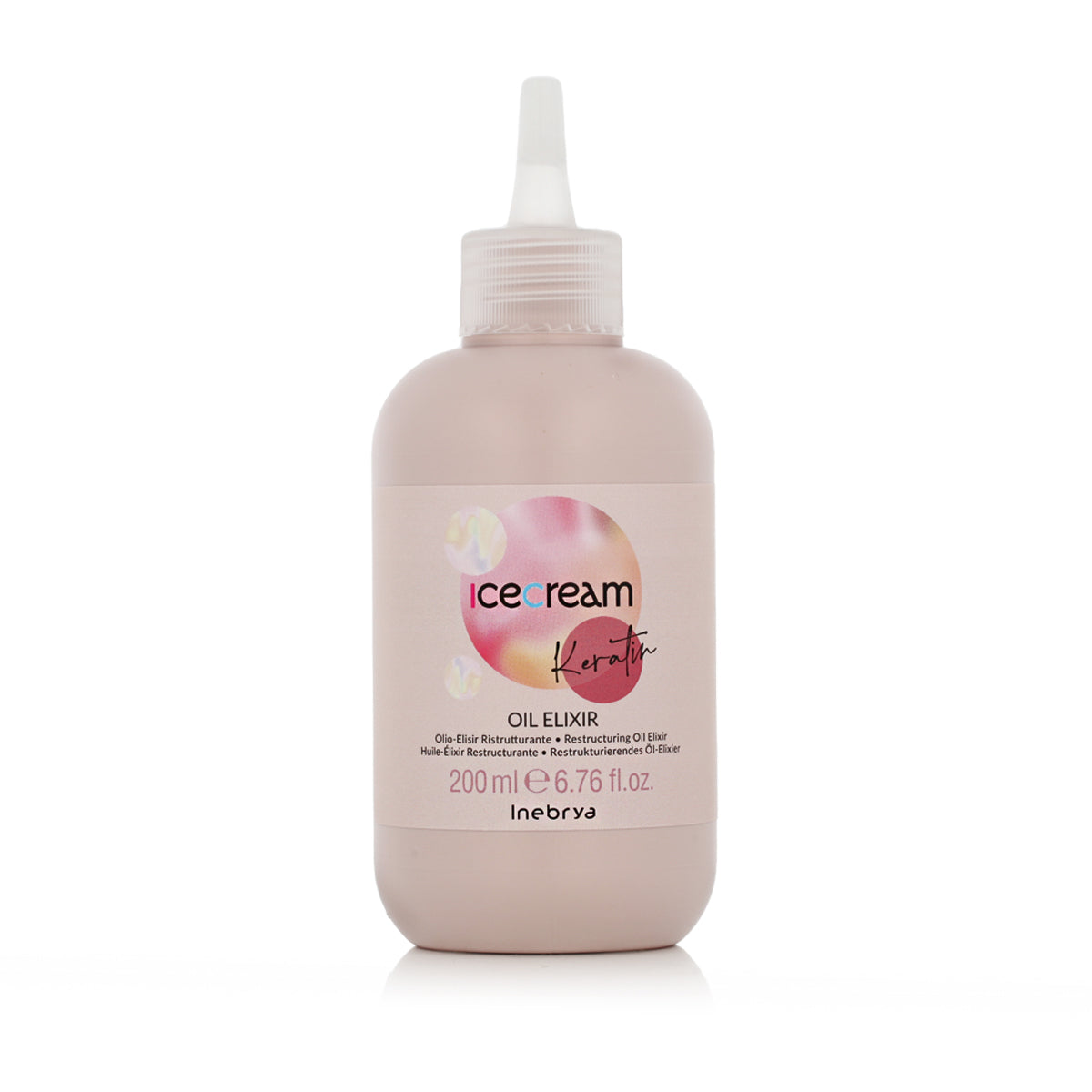 Inebrya Haarölbehandlung Inebrya, Ice Cream Keratin, Hair Oil Treatment, Restructuring, 200 ml Regular
