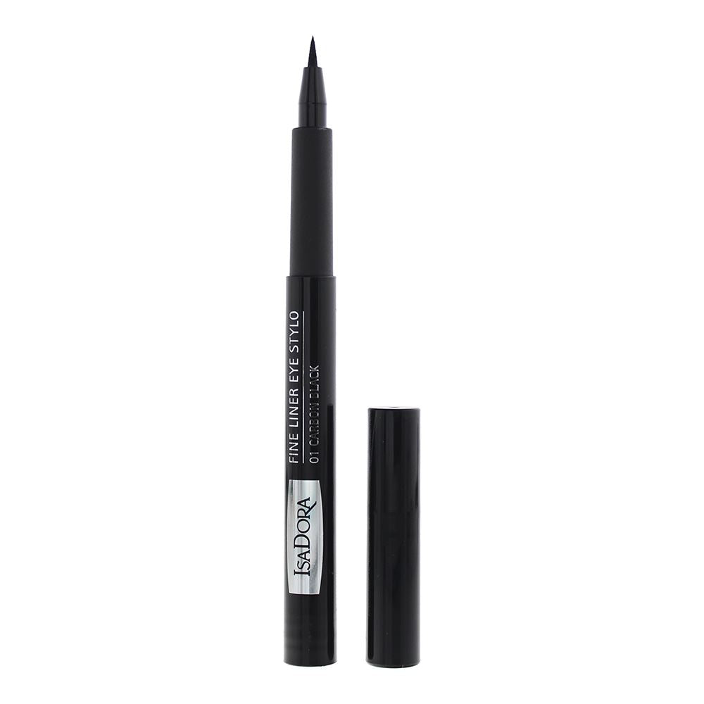 IsaDora IsaDora, Fine Liner, Einziehbar, Gel-Kajalstift, 01, Ruß, 1.1 ml Regular