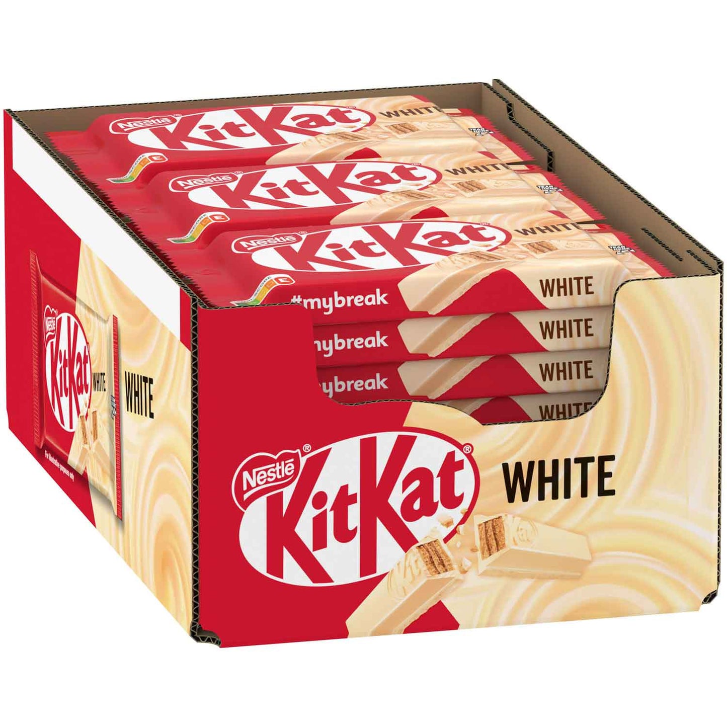 KitKat White Chocolate 24x 41,5g Knusperwaffel in weißer Schokolade