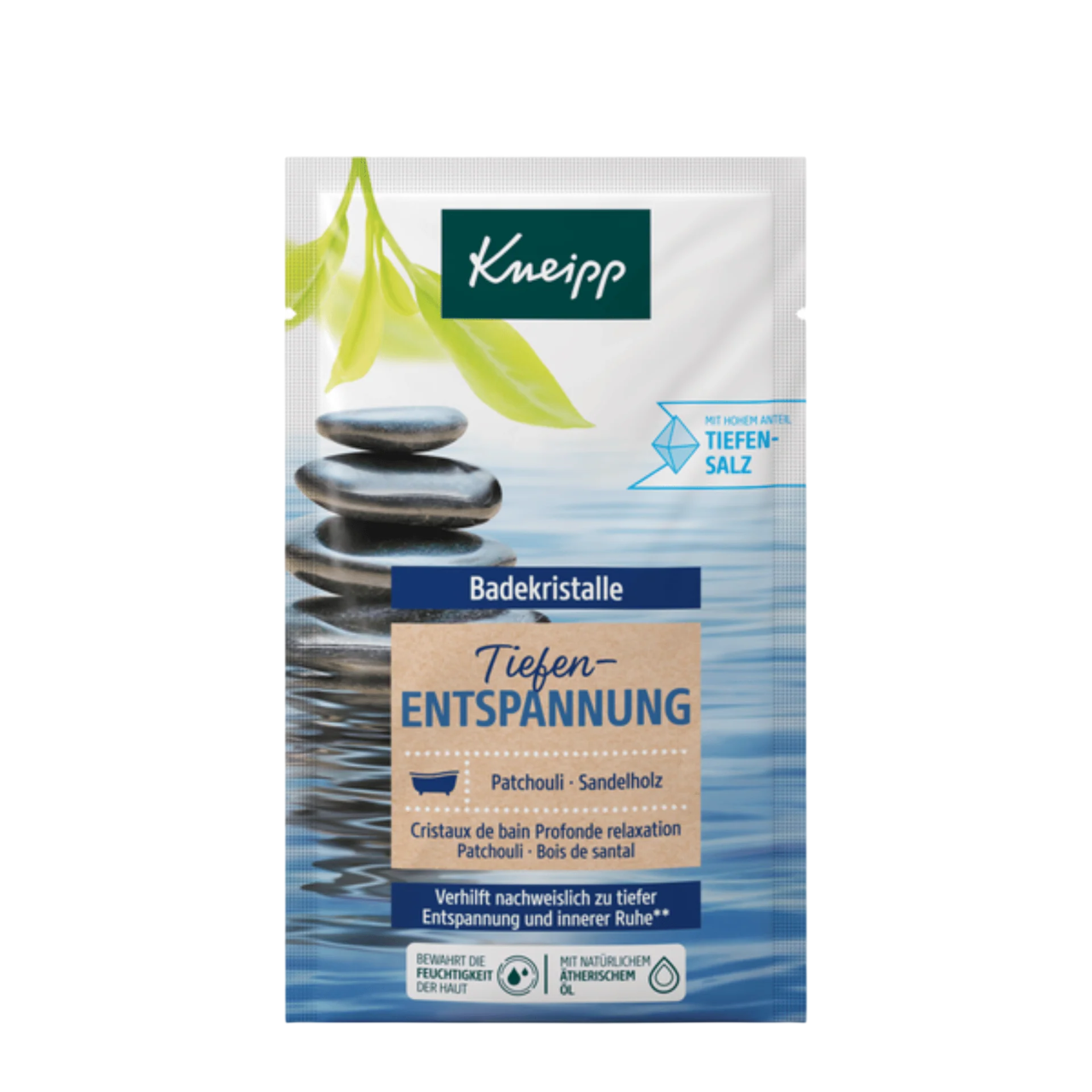 Kneipp Deep Relaxation Badesalz 60 g – Entspannendes Badeerlebnis für Körper & Geist