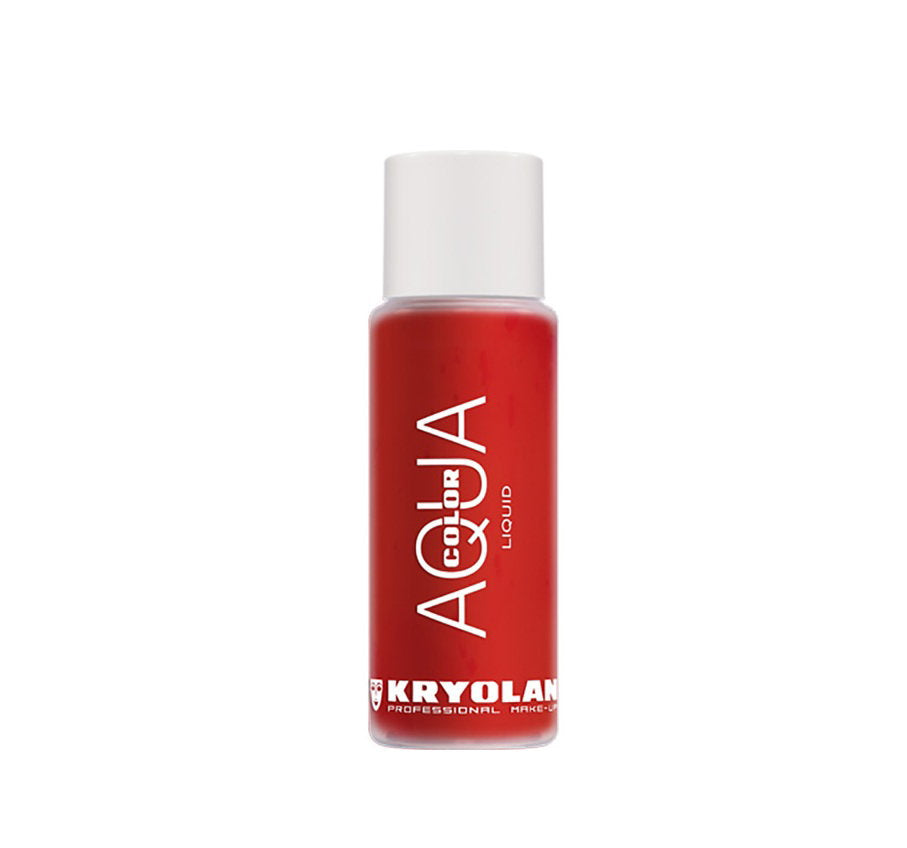 Kryolan Kryolan, Aquacolor Wet Make-Up, Schmierfest, Flüssiges Rouge, 079, Rot, 30 ml Regular