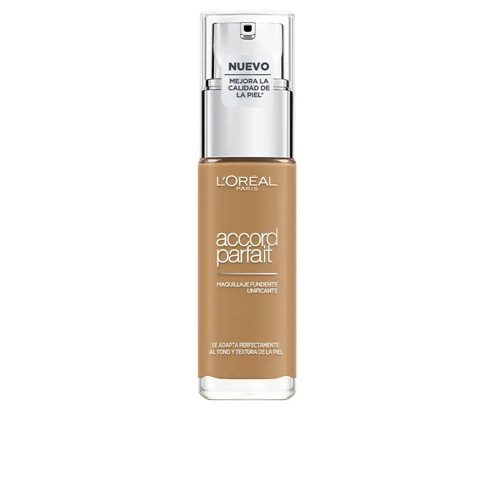 L`Oreal Paris L'Oreal Paris, Accord Parfait, Flüssige Grundierung, 10 T/W, Tiefgold, 30 ml Regular